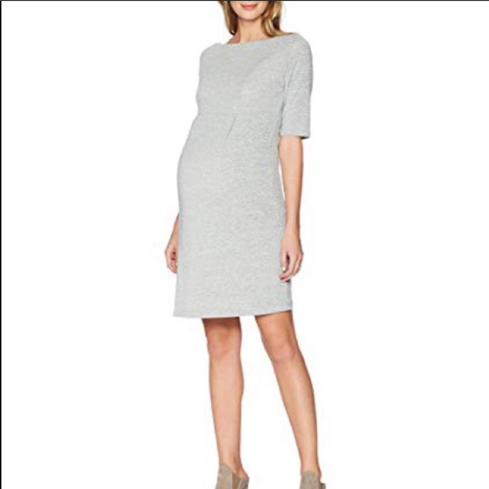 Pip and Vine Grey Maternity Dress